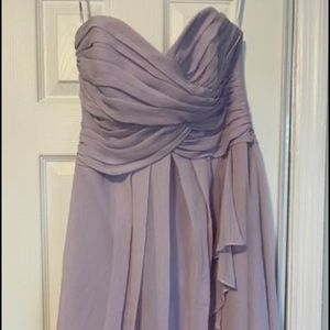 David’s bridal lavender formal dress size 12